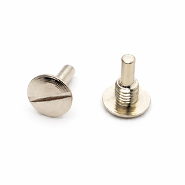 2-Pack Winchester Model 12 Magazine Band Screws (Nickel) – 8-40 Thread – Reproduction