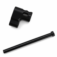 Custom Beretta 92 Series Muzzle Brake Steel Black (1/2x28) – Threaded Barrel Compensator
