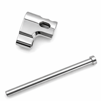 Custom Beretta 92 Series Muzzle Brake Polished Nickel Steel (1/2x28) – Threaded Barrel Compensator