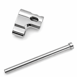 Custom Beretta 92 Series Muzzle Brake Polished Nickel Steel (1/2x28) – Threaded Barrel Compensator
