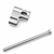 Custom Beretta 92 Series Muzzle Brake Polished Nickel Steel (1/2x28) – Threaded Barrel Compensator