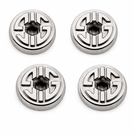 Hex Grip Screws for SIG SAUER P220 / P225 / P232 / P245 & Browning BDA – Nickel Plated Steel – 4 Pack