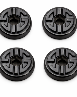 Hex Grip Screws for SIG SAUER P220 / P225 / P232 / P245 & Browning BDA – Black Finish – Hardened Steel – 4 Pack