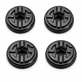 Hex Grip Screws for SIG SAUER P220 / P225 / P232 / P245 & Browning BDA – Black Finish – Hardened Steel – 4 Pack