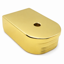 2-Pack Gold Metal Magazine Base Plates for Glock 30 – Fits 10 Round .45 ACP Magazines – Models 30, 30S, 30SF (Copy)