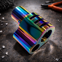 1911 Compensator – CNC Steel, Polished Titanium Finish, .45 ACP