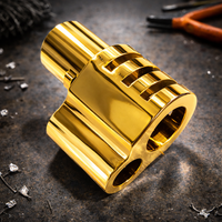1911 Compensator – CNC Steel, Polished Gold Finish, .45 ACP