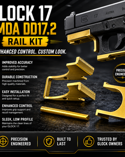 GLOCK 17 FMDA DD17.2 Rail Kit (Gen 3 & Gen 4 Compatible)