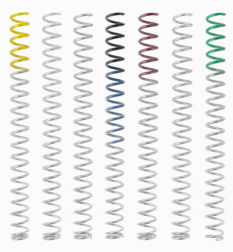 1911 Recoil Spring Kit – Full-Size Government Model – 7 lb to 18 lb – 7-Piece Set for Custom Tuning