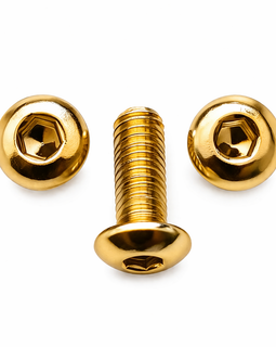 2-Pack Grip Screws (Gold) for Browning Hi-Power – Hex Socket – Gold Plated