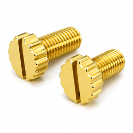 2 Pack Gold Plated Colt Elliason Rear Sight Elevation Screws – Fits Colt Gold Cup, National Match, Ace, Python, Anaconda, King Cobra, Diamondback, Trooper, Officer's Model Match & Woodsman Target