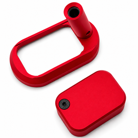Limited Edition Beretta 92/96 Magwell + Magazine Base Plate Kit – Pantone 186 C Red – Fits 92, 92FS, M9, 92A1 & INOX (9mm)