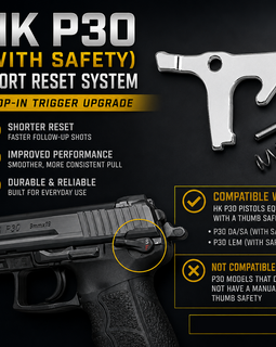 HK P30 (With Safety) Short Reset System — Drop-In Trigger Upgrade