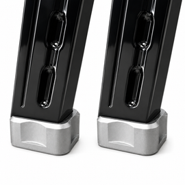 2-Pack Beretta APX Magazine Floor Plate Extensions Silver