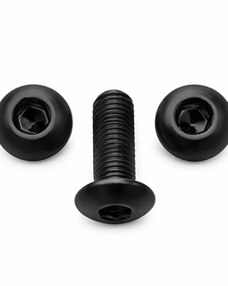 2-Pack Grip Screws (Black) for Browning Hi-Power – Hex Socket – Black Finish