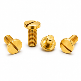 Radom P-35 Grip Screws – Hardened Steel Gold Finish (Set of 4)