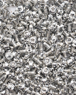 Custom Browning 1911-22 / .380 Hex Grip Screws – Chrome Finish (4 Pack)
