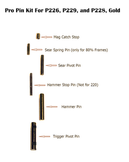 Pro Pin Kit for SIG P226, P229, and P228 – Gold Plated