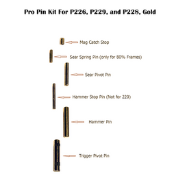 Pro Pin Kit for SIG P226, P229, and P228 – Gold Plated