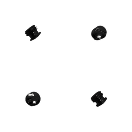 4-Pack 6-48 Plug Screws with Stop – Compatible with Remington 700 & Winchester Model 70/54 – Scope Base Hole Plugs