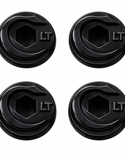 1911 Grip Screws – Gloss Black Colt Logo – Hex Socket – Full Size & Compact – 4 Pack