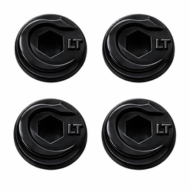 1911 Grip Screws – Gloss Black Colt Logo – Hex Socket – Full Size & Compact – 4 Pack