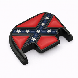 Black Dixie Flag Glock Slide Back Plate – Metal Upgrade Gen 1-4