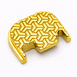 Gold Geometrical Glock Slide Back Plate – Metal Upgrade Gen 1-4