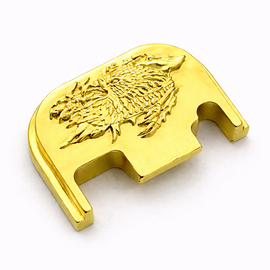 Gold Eagle Glock Slide Back Plate – Metal Upgrade Gen 1-4