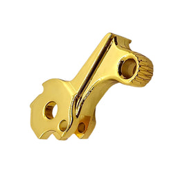 1911 Hammer Slim – CNC Steel, Polished Gold Plated, Fits Full-Size & Compact