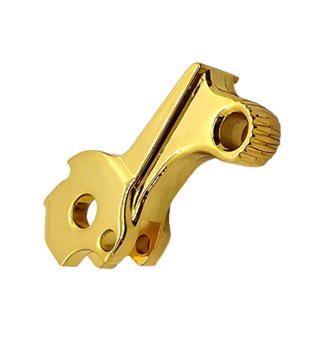 1911 Hammer Slim – CNC Steel, Polished Gold Plated, Fits Full-Size & Compact