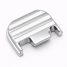 Nickel Lines Glock Slide Back Plate – Metal Upgrade Gen 1-4