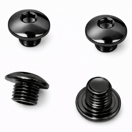 Grip Screws for Para Ordnance 1911 Double Stack – Black Finish – Full Size – 4 Pack