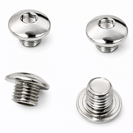 Grip Screws for Para Ordnance 1911 Double Stack – Nickel Plated – Full Size – 4 Pack