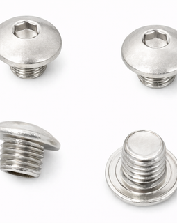 Grip Screws for Para Ordnance 1911 Double Stack – Real Silver Plated – Full Size – 4 Pack