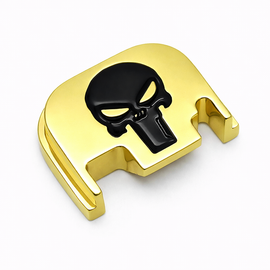 Gold Skull Glock Slide Back Plate – Metal Upgrade Gen 1-4