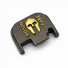 Black Gold Glock Slide Back Plate – Metal Upgrade Gen 1-4