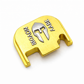 Gold Nickel Glock Slide Back Plate – Metal Upgrade Gen 1-4
