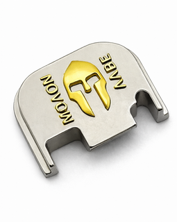 Nickel Gold Glock Slide Back Plate – Metal Upgrade Gen 1-4