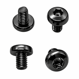 Grip Screws for Smith & Wesson Model 39-Series – Black Finish – Hex Head – Hardened Steel – 4 Pack