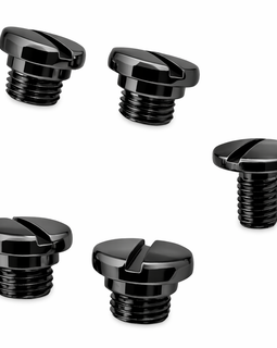 Grip Screw Set for Taurus PT92 / PT99 Series – Black Finish (4 Fat + 1 Slim)