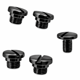 Grip Screw Set for Taurus PT92 / PT99 Series – Black Finish (4 Fat + 1 Slim)